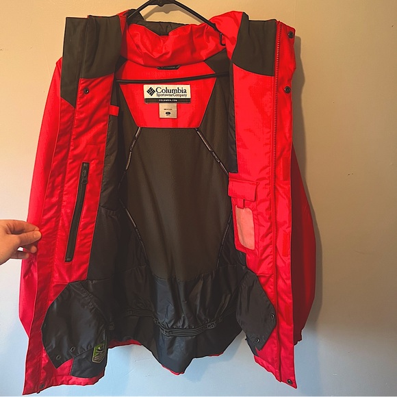 Red Columbia Winter Jacket - Picture 2 of 9